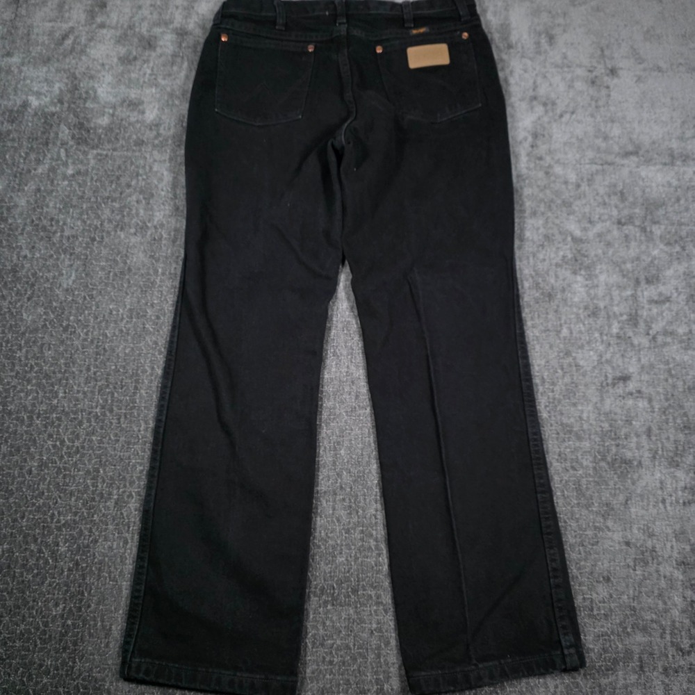 Wrangler Cowboy Cut Relaxed Fit Black Jeans 936WBK Mens 32x30 Cowboy Rodeo Emo